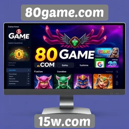 Características da interface do 80game