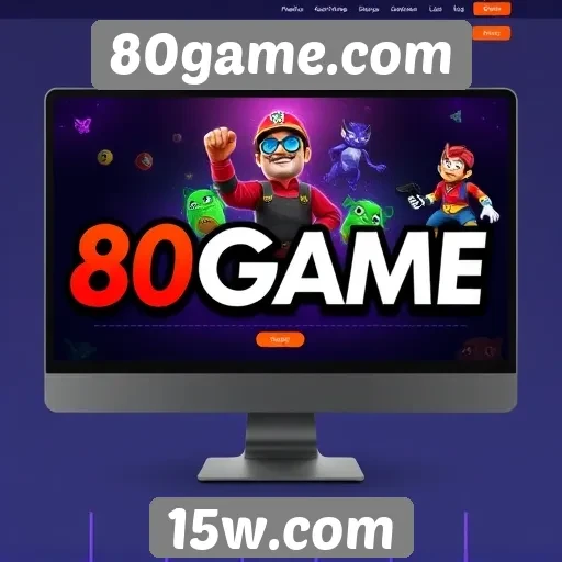 Interface do 80game.com é intuitiva e fácil de usar