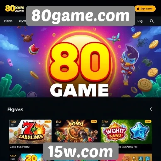 Navegação e usabilidade do site 80game.com